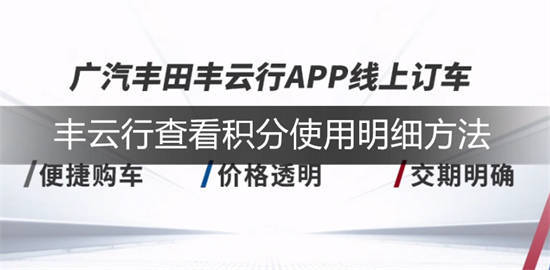 丰云行怎么查询积分使用情况 丰云行查看积分使用明细方法