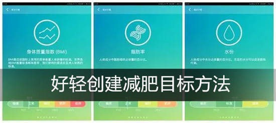 好轻如何创建减肥目标 好轻创建减肥目标方法